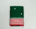 Dark Green Banarasi Chiffon Saree
