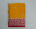 Mustard Yellow Banarasi Chiffon Saree