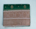 Green Banarasi Tussar Silk Saree