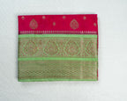 Pink Banarasi Tussar Silk Saree