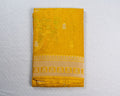 Yellow Banarasi Tussar Silk Saree
