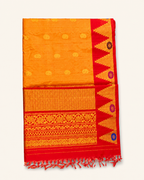 Pure handloom Gadwal saree catalog 42 — studio product view