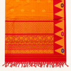 Pure handloom Gadwal saree catalog 42 — pallu detail