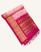 Pure handloom Gadwal saree catalog 45 — studio product view