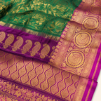 Pure handloom Gadwal saree catalog 47 — fabric close-up