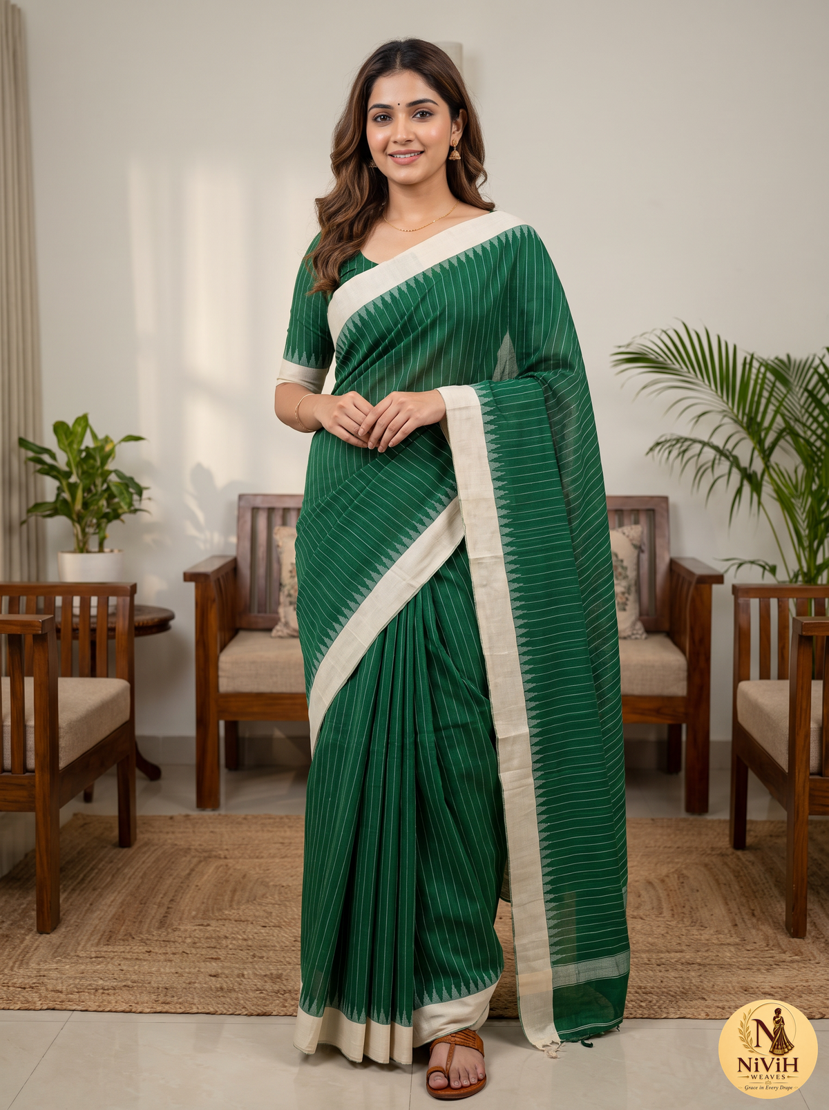 Ponduru cotton saree NiViH Weaves