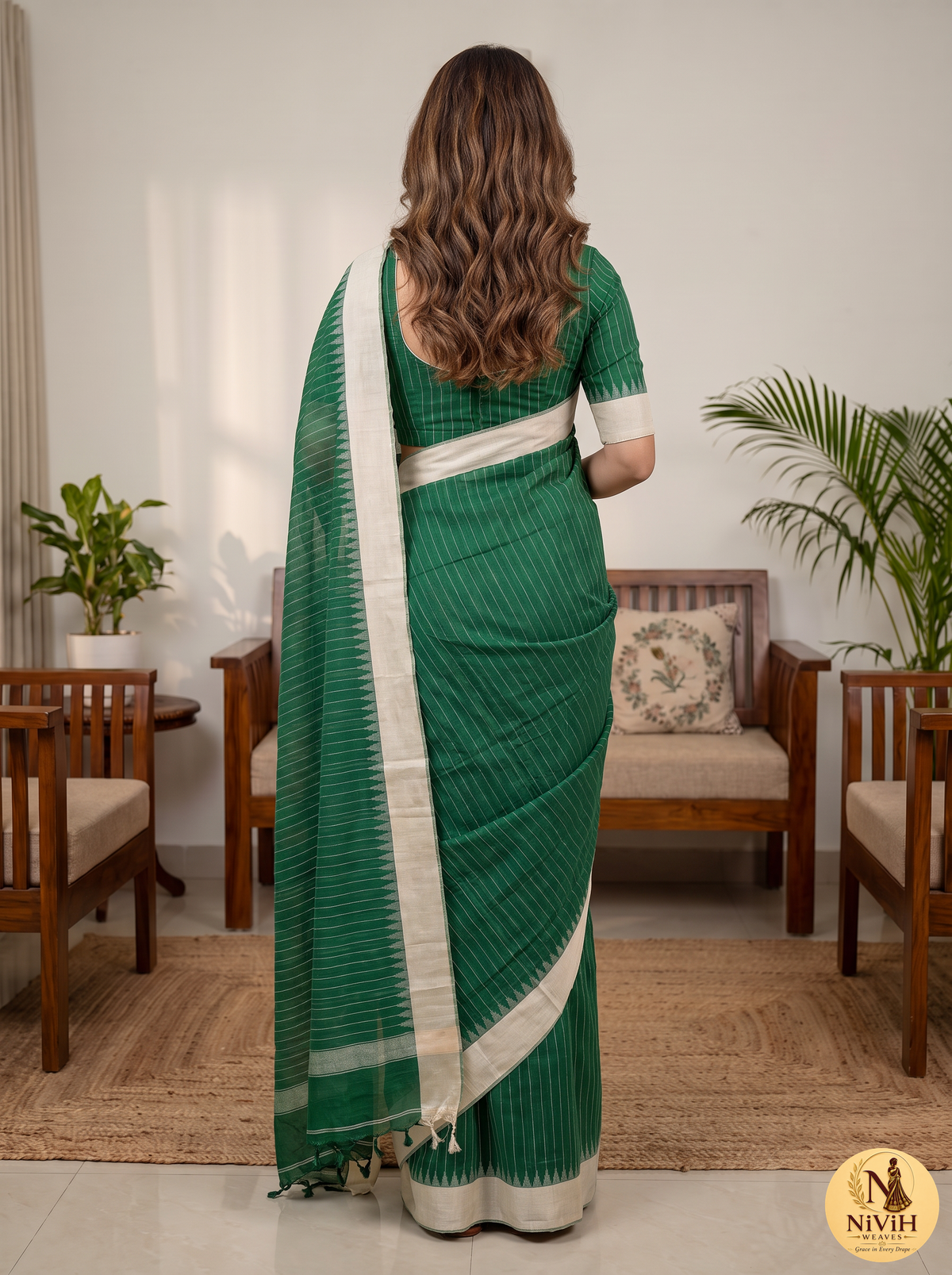 Ponduru cotton saree NiViH Weaves