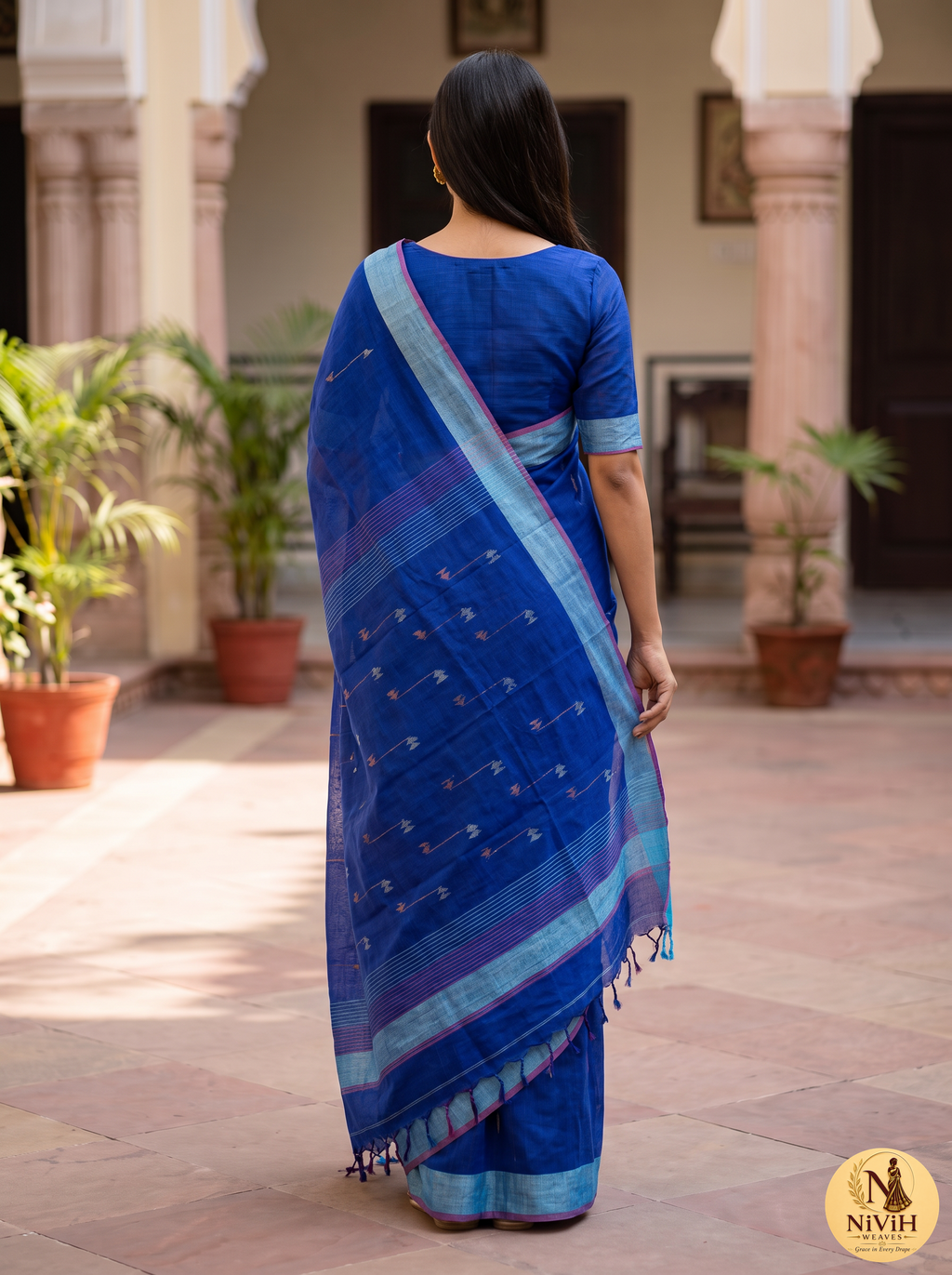 Ponduru cotton saree NiViH Weaves